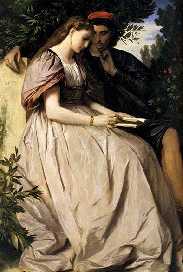 Anselm Feuerbach Paolo e Francesca France oil painting art